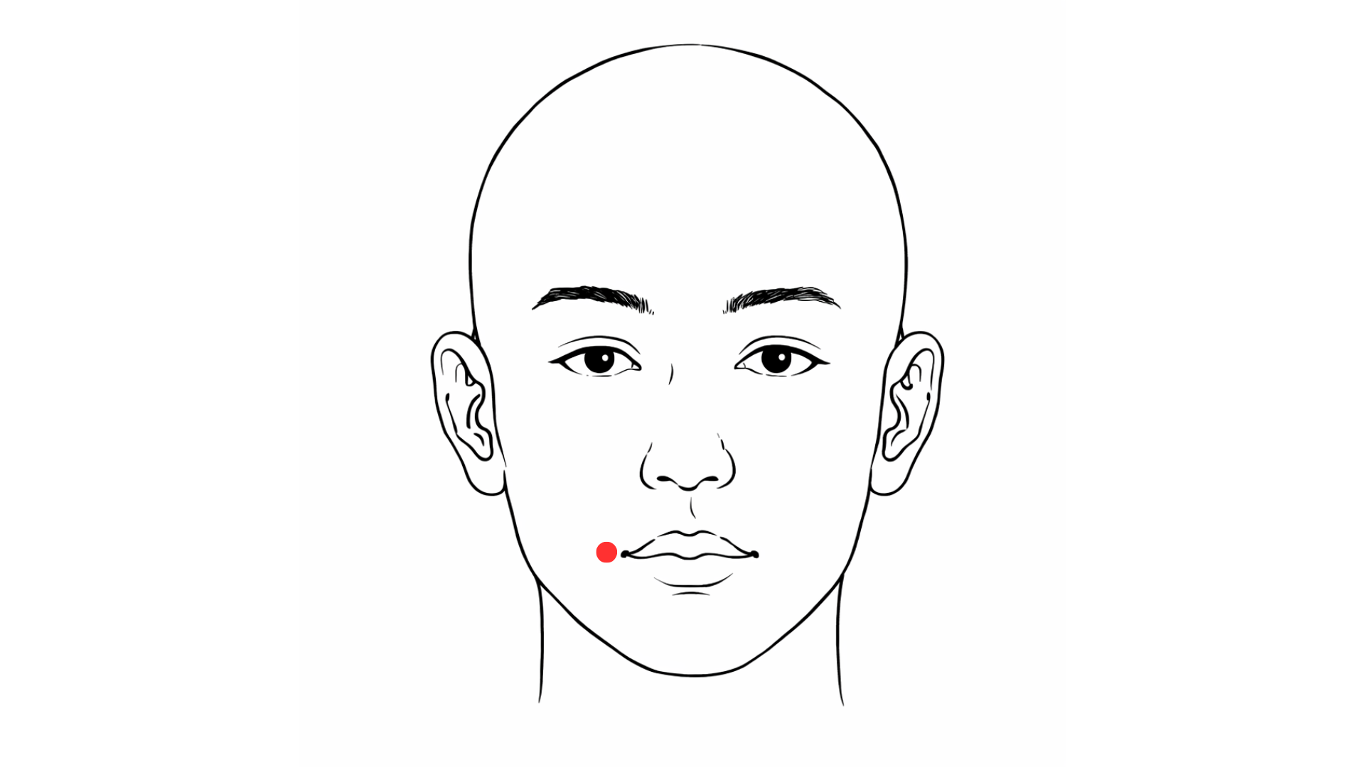 point acupuncture bouche dicang estomac 4 medecine chinoise